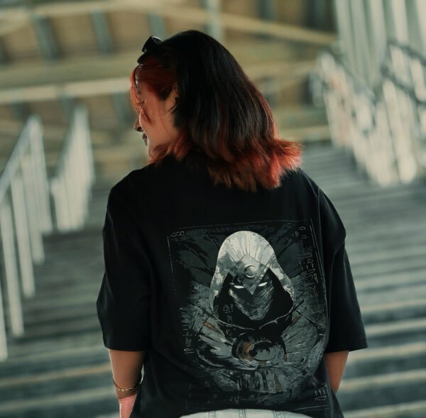Moonlight Back Moonlight Oversized Graphic T-Shirt